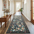 Amada 2.6x8 Washable Runner Rug, Non-Slip & Low-Profile Kitchen Area Rug by AMADAHOMEFURNISHING