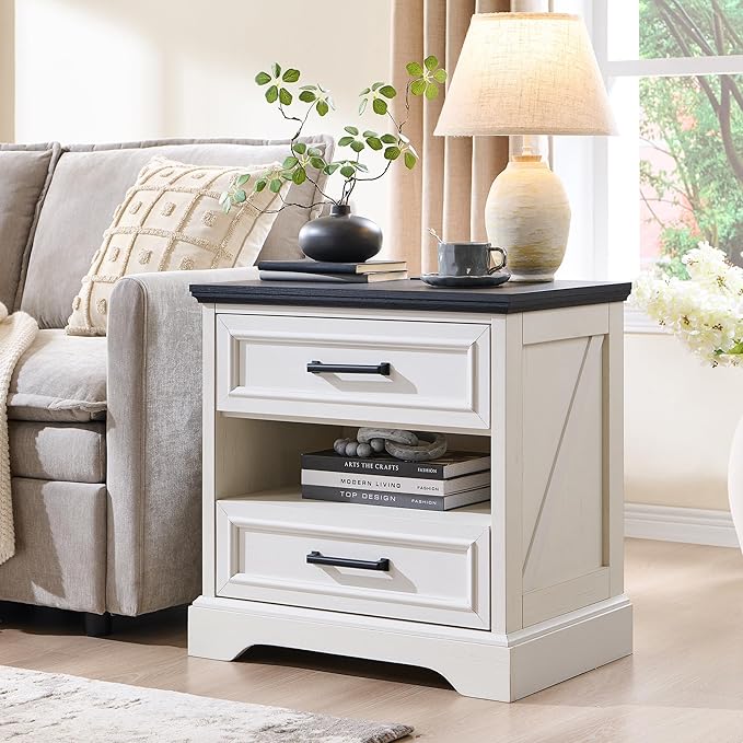 ACCOHOHO 24" Farmhouse Nightstand - Image 6
