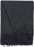 Alashan Cashmere Blend Ripple Finish Woven Throw by Alashan