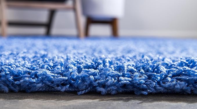 Unique Loom Solid Shag Collection Area Rug - Image 5