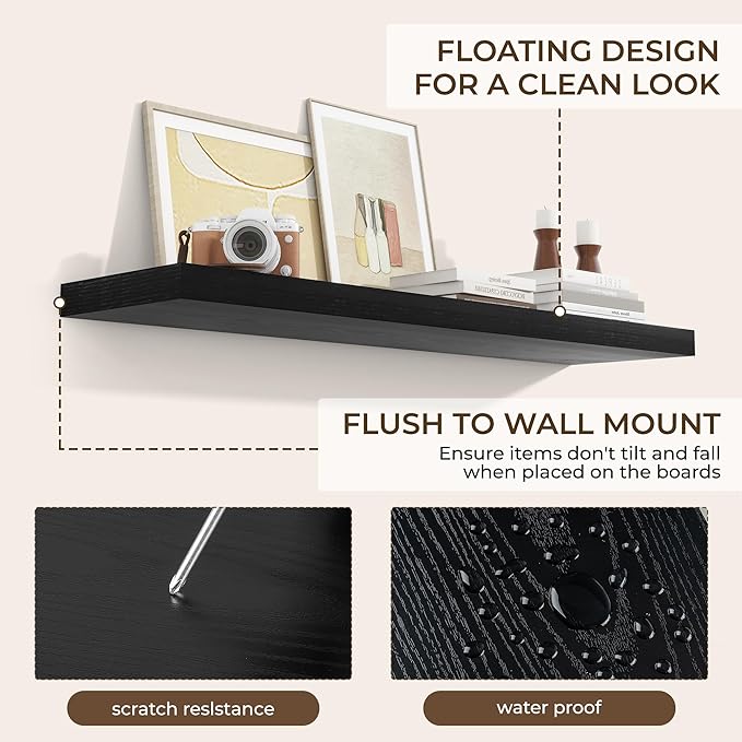 RICHFOCUS 40Inch Floating Shelves - Image 4
