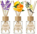 Reed Diffuser Set, Binca Vidou Lavender Vanilla Orange & Lemon Natural Scent by BINCAVIDOU