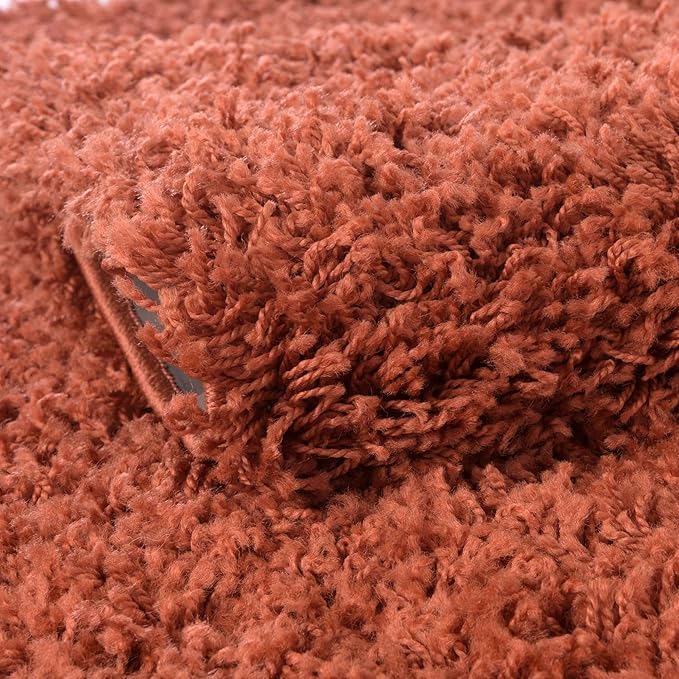 Unique Loom Solid Shag Collection Area Rug - Image 5