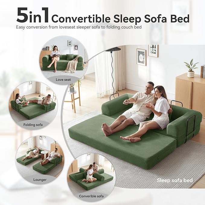 Convertible Floor Sofa Bed - Image 4