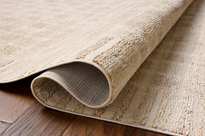 Loloi Chris Loves Julia Calvin Collection CLV-03 Bone/Natural 7'-10" x 10' Area - Image 5