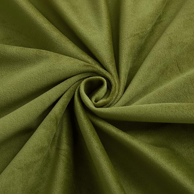 RYB HOME Velvet Curtains 102 inches Long, Back Tab Room Darkening Noise - Image 5