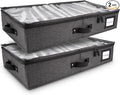 HOMELUX THEORY 2pc Under Bed Storage Containers, Bedroom Under the Bed Drawer by HomeluxTheory