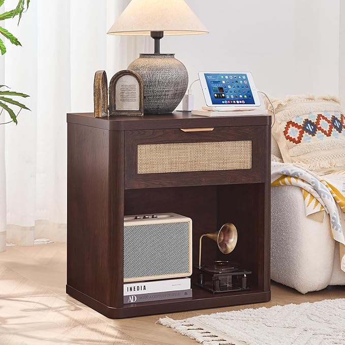 LEYAOYAO Rattan Nightstand - Image 8