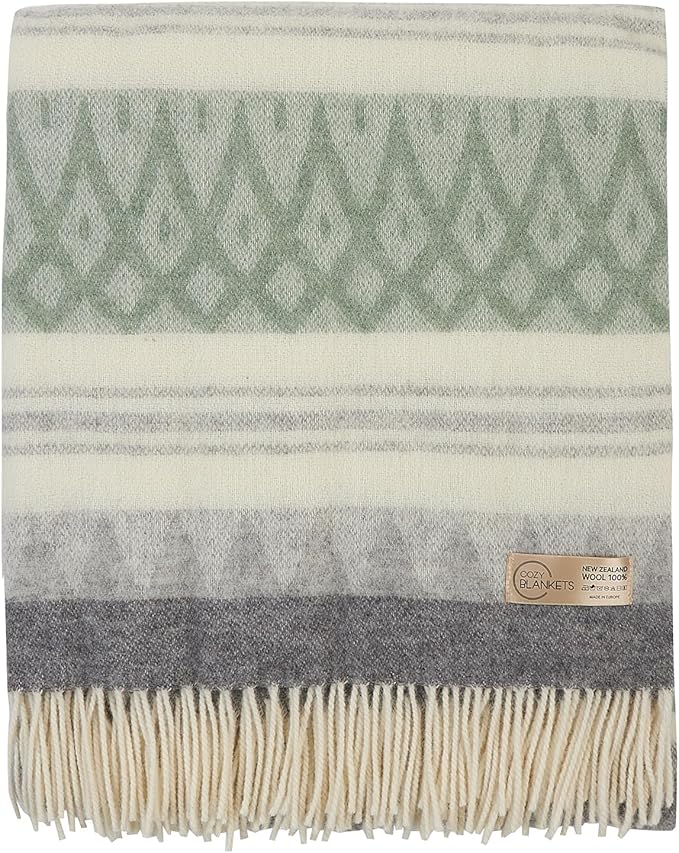 | Wool Blanket/Throw | 100% New Zealand Wool | Perfect by Cozy+Blankets