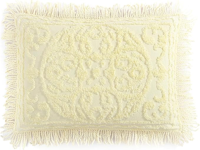 Beatrice Home Fashions Medallion Chenille Bedspread, King Sham by BeatriceHomeFashions