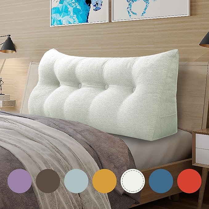 homecozy Wedge Headboard Pillow Dorm Room Reading Pillow Back Support - Image 5