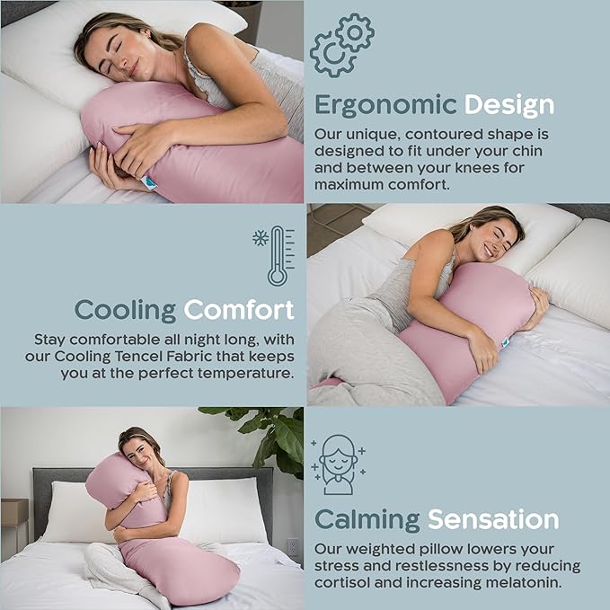Weighted Body Pillow 8lbs - Image 4