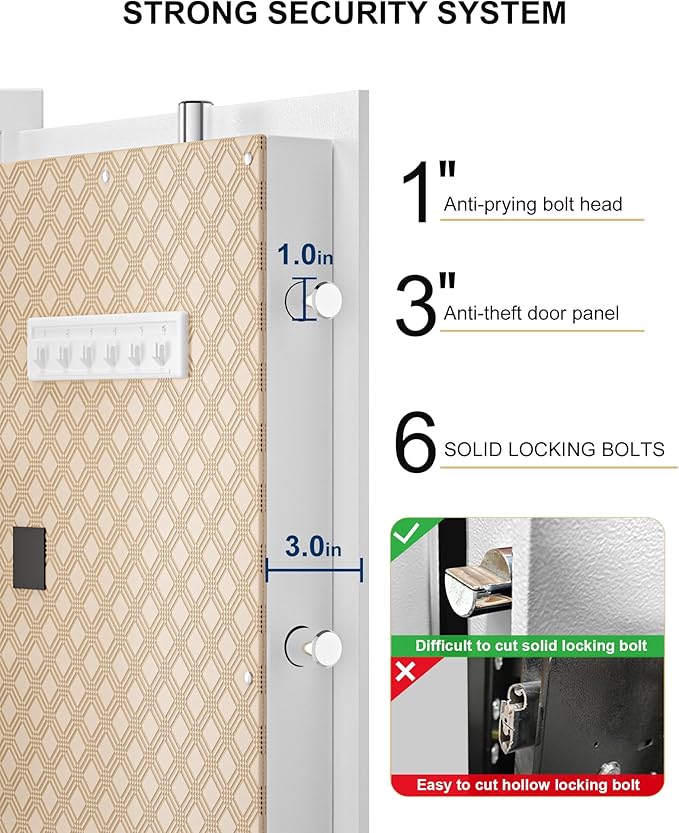 TIGERKING 17.6 Cu Ft Extra Large Home Security Safe – Touchscreen Lock - Image 2