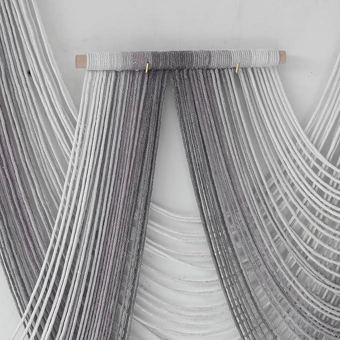 IOWER Large Macrame Wall Hanging Boho Wall Art Handmade Home Decor Dip-Dyed - Image 6