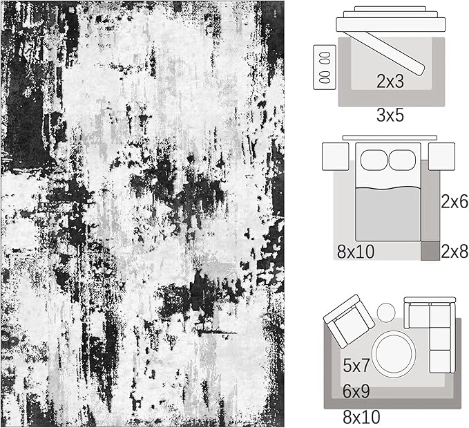 Area Rugs 6x9 Rug for Living Room - Image 2