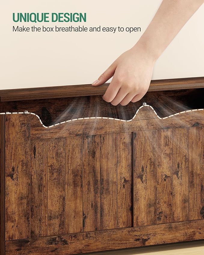 Hzuaneri 39.4" Storage Chest, Storage Bench Trunk - Image 7