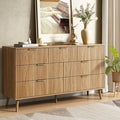 CARPETNAL Fluted 7 Drawer Dresser by CARPETNAL