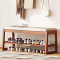 Shoe Bench Storage Rubberwood by PETKABOO