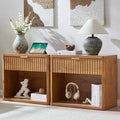 LEYAOYAO 31" Wide Fluted Nightstand Set of 2 by LEYAOYAO-Findtheshiningpointofyourideallife%EF%BC%81
