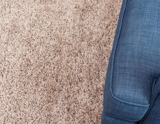 Unique Loom Solid Shag Collection Area Rug - Image 5