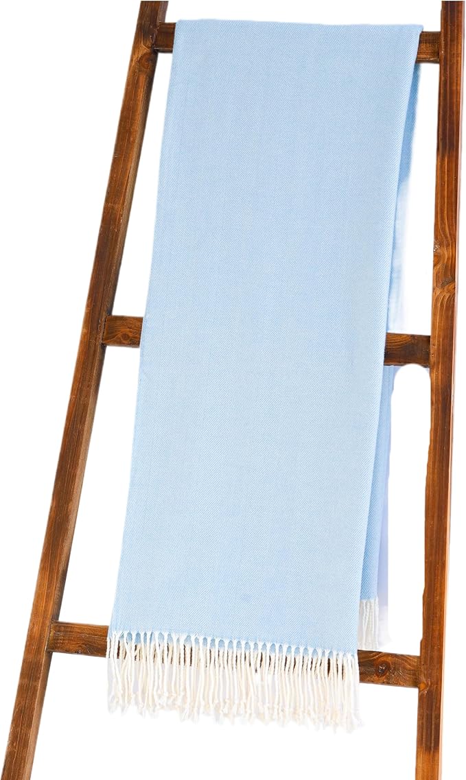 Alashan Cotton Acrylic Adirondack Herringbone Woven Throw by Alashan