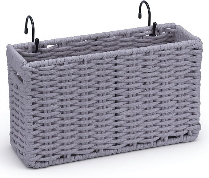 Cotton Rope Woven Bedside Caddy by Welcometobuy