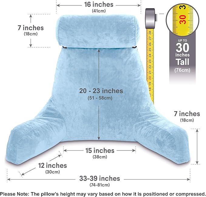 Husband Pillow XXL – Reading Pillow Bed Chair - Image 3