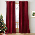 RYB HOME Red Velvet Curtains 84 inches by RYBHOME