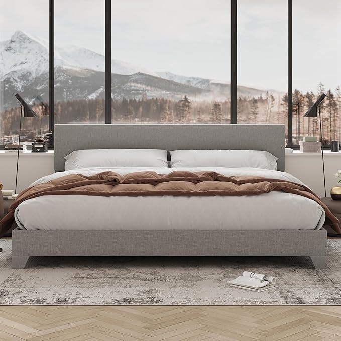 Allewie King Size Platform Bed Frame - Image 3