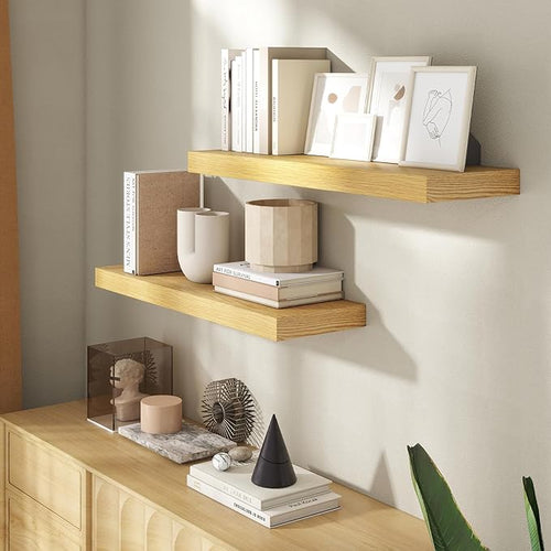 30 Inch Floating Shelves for Wall, 8 Inch Deep Floating Shelf for Storage & - Image 2