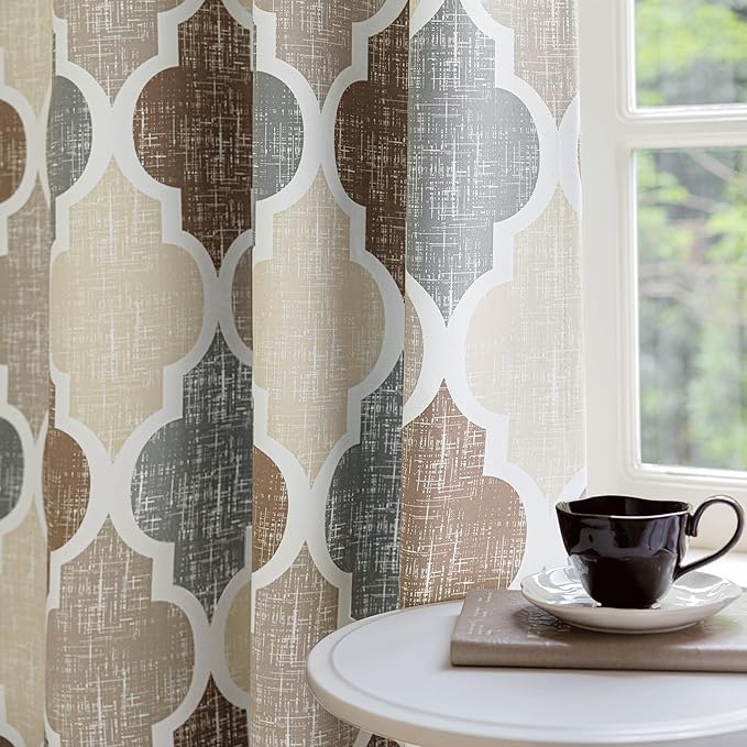 Beauoop 100% Blackout Curtains 84 Inches Long 2 Panels - Image 6