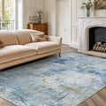 6x9 Area Rugs for Living Room, Modern Abstract Washable Rug by AMADAHOMEFURNISHING