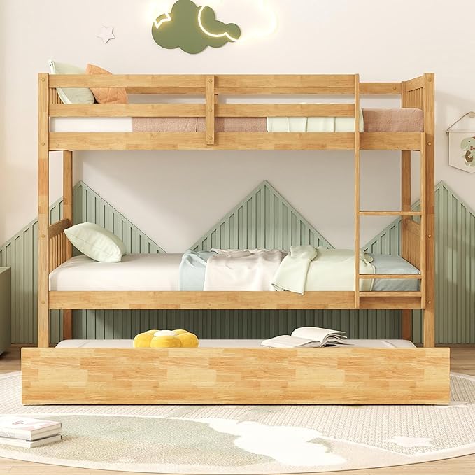 Bellemave Twin Over Twin Bunk Bed - Image 3