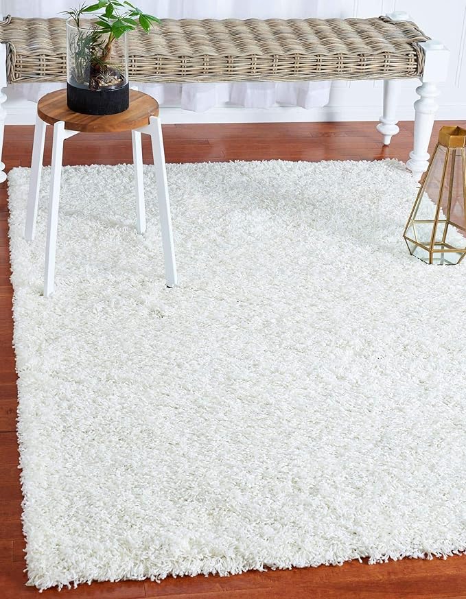 Unique Loom Solid Shag Collection Area Rug - Image 14