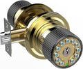 iulock Smart Door Knob with Keypad and Key, Keyless Entry Door Lock with Rubber by iulock