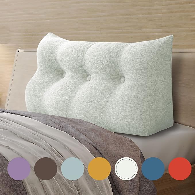 homecozy Wedge Headboard Pillow Dorm Room Reading Pillow Back Support - Image 6