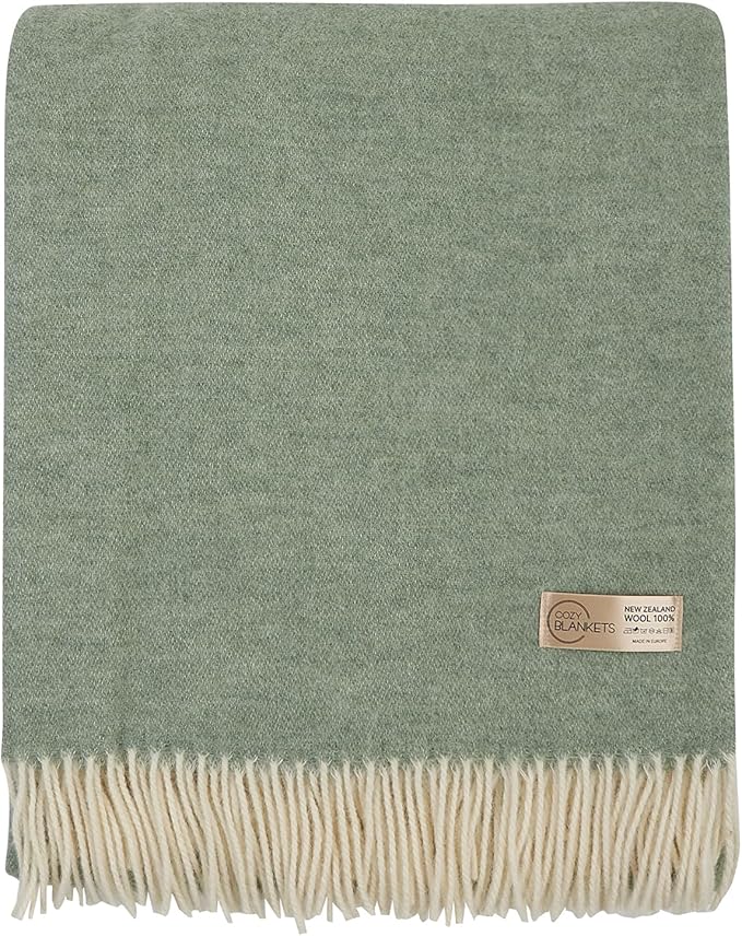 | Wool Blanket/Throw | 100% New Zealand Wool | Perfect by Cozy+Blankets