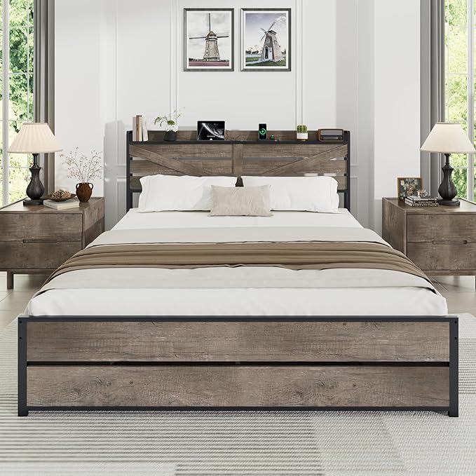 King Size Wooden Bed Frame - Image 9