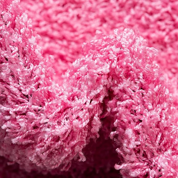 Unique Loom Solid Shag Collection Area Rug - Image 7