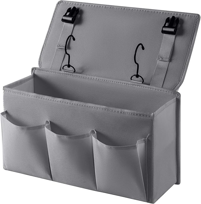 LASAMOLL Bedside Caddy Bedside Storage Organizer, Bed Caddy by LASAMOLL