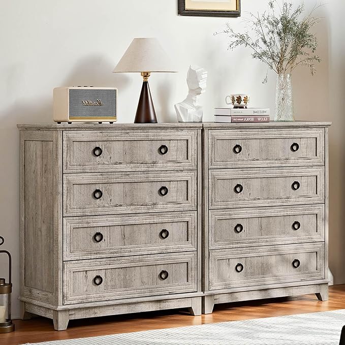 6 Drawer Dresser for Bedroom, Farmhouse Dresser - Image 4