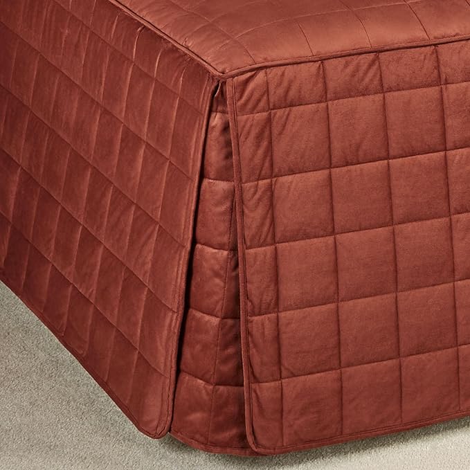 Camden Luxury Bedding | Warm Russet Color | Fitted Hollywood Daybed Bedding | - Image 3