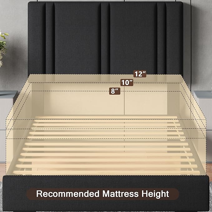 Upholstered Twin Size Bed Frame - Image 7