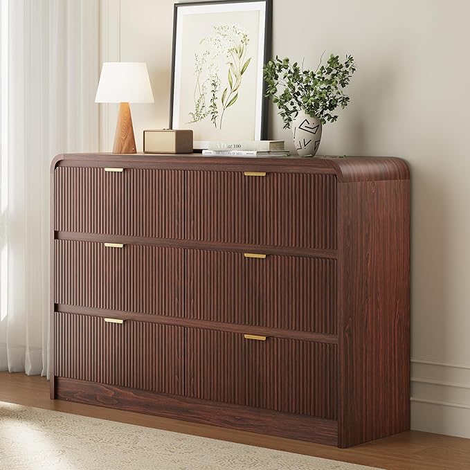 FURSUN Fluted 6 Drawers Dresser - Image 8