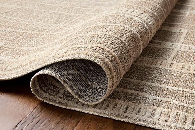 Loloi Amber Lewis Bexley Collection BEX-05 Mushroom/Natural 2'-7" x 4' Accent - Image 3