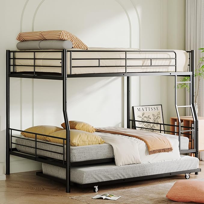 Full XL Over Queen Bunk Bed by Miscoos