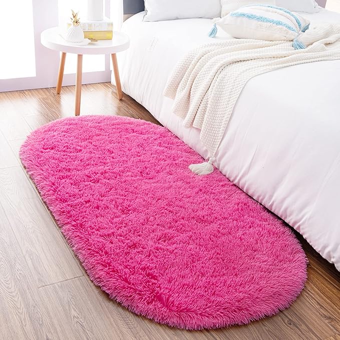 Noahas Ultra Soft Fluffy Bedroom Rugs Kids Room Carpet Modern Shaggy Area Rugs by ModernHomeDecor