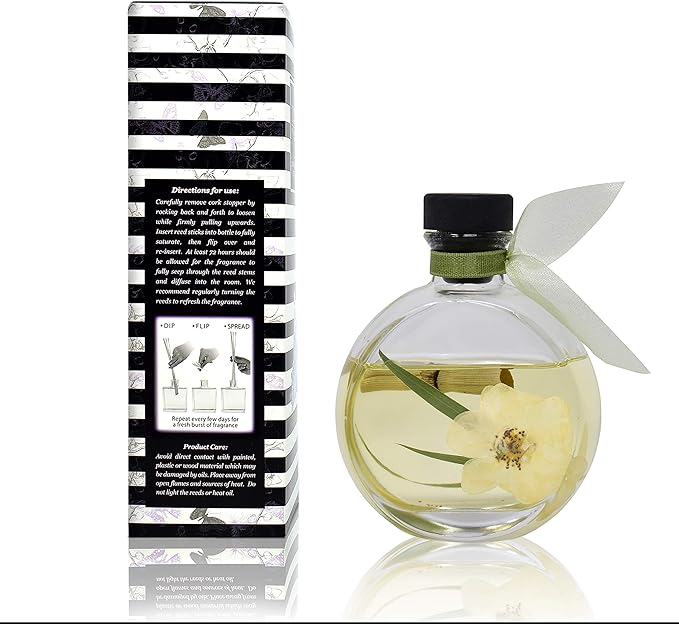 LOVSPA Reed Diffuser Set, Bamboo Jasmine Scented Oil Diffuser - Image 3
