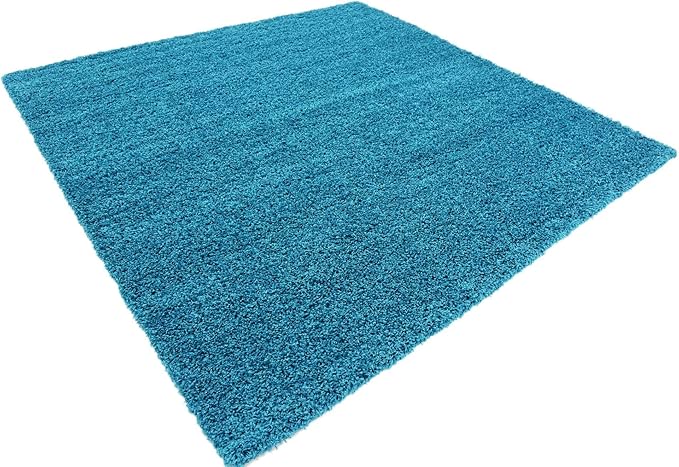 Unique Loom Solid Shag Collection Area Rug - Image 4