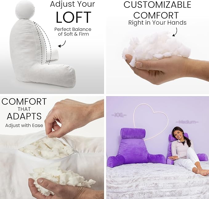 Husband Pillow XXL – Reading Pillow Bed Chair - Image 2